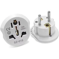 Universal EU Travel Adapter Euro Converter AU Plug to EU Plug Power Socket KR to US Plug Travel Charger Adapter Converter AC250V