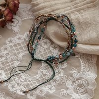 Vintage Bohemian Beaded Bracelet, Multi-Layer Stacking, Daily/Party/Beach, Perfect Gift for Women