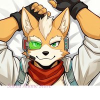 Dakimakura Anime Fox Mccloud Body Pillow Cover Double-sided Print Life-size Pillowcase
