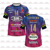 2025 Men Women Boys Top Train Team 14 Volleyball Jersey Match Clothes Tee Adult p-PERUGIA Tshirt Male Home Champions Sportswear