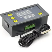 Digital Temperature Humidity Controller W3230 DC12V/24V AC110V-220V Thermostat with LED Display Heating/Cooling and NTC Sensor