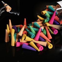 Natural 50/100g Oversized Backflow Incense Cones 20 Minutes Lavender Reflux Tower Incense Jasmine Sandalwood Scents for Home