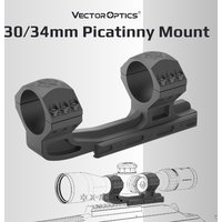 Vector Optics 30/34Mm High One Piece Picatinny Mount 0/20Moa Designed Long-Range Shooting Hunting