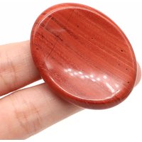 35x45mm Thumb Forget Worry Stones Oval Massage Quartz Healing Crystal Chakra Energy Therapy Meditation Spiritual Pocket Gemstone