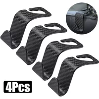 1/2/4Pcs Universal Auto Seat Headrest Hook Storage Hanger Car Vehicle Back Seat Organizer Holder Car Interior Accessories