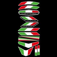 AliExpress NONE 13Pcs Italy Flag Waterproof Vinyl Stickers Emblem Badge Decals For Car Truck Motorcycle Bike Helmet Italian Auto Decor