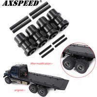 AXSPEED 4Pcs Aluminum Hex Adapter Single Wheel to Double Wheels Two Axis Transformation for 1/10 TRX6 Hauler T6 G63 Parts