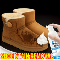 IFUBO 65ML Shoe Foam Cleaner White Sneaker Boots Leather Canvas No Wash Quick Stain Remover Deep Cleaning Care Maintenance Kit