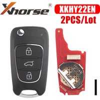Xhorse XKHY22EN Second Generation Wire Remote Key for Hyundai Type 3 Buttons 2PCS/Lot
