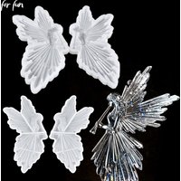 For Fun Left and Right Blowing Flute with Wings Angel Girl Silicone Molds DIY Crystal Epoxy Resin Mold Fairy Mold Decoration