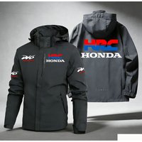 2026 Honda logo new Spring and Autumn Outdoor Hoodie Men's and Women's Fashion Windproof Waterproof Soft Couple Work Clothes