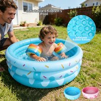 Kids Inflatable Swimming Pool Portable Summer Water Play Pool for Toddlers Baby Indoor Outdoor Backyard Garden