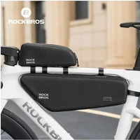 AliExpress ROCKBROS Bicycle Bag Rainproof Cycling Top Tube Frame Bag Reflective Large Capacity MTB Road Bike Pannier Bag Wear-resistant