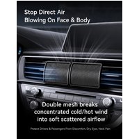 Car Air Conditioner Deflector Anti-Direct Blow Wind Guide Shield for Dashboard Vents Universal Auto AC Cover Accessories