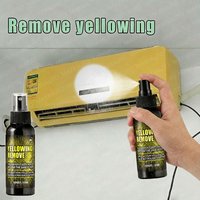 Plastic Yellowing Remover Spray - Yellowing Formula to Restorer & Fridge AC Units Refrigerator Car Lamp White Appliances Spray