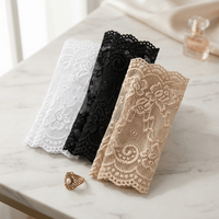 Embroidered Lace Detachable Fake Sleeves Mesh Elastic Lace Fake Sleeves Cuff Sun Protection Hollow Out Wrist Cuffs