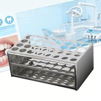 Dental Handpiece Holder Stainless Steel Oil Injection Filtration Rack For High-speed Turbine Maintenance Lubrication