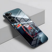 Fashion Red Logo B-BullS-S Phone Case For Samsung S25 Edge Ultra S23 S22 S21 S20 Ultra Plus S24 Fe A54 A53 A25 Glass Cover