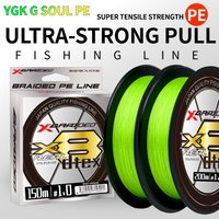 2026 new YGKPE X8 Braided Fishing Line 8 Strands Braid Purple100/150m/200M PE Line Ultra Smooth Multifilament Japan fishing line