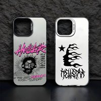 H-HellstarS Fashion Logo Phone Case For IPhone 17 16 15 14 13 12 11 Pro Max Black Purple Matte Laser Metallic Aurora Funda