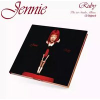 Official JENNIE(BLACK) 1st Full Album Ruby CD + Official Photocard Genuine