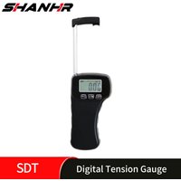 SHANHR Digital Tenision Meter Force Gauge Push Pull Gauge Portable Force Meter with Units KG/LB, Storage Case, Auto Backlit LCD
