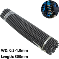 2Pcs 300mm Compression Spring Wire Dia 0.3/0.4/0.5/0.6/0.7/0.8/1.0mm 65 Mn Manganese Steel Pressure Y-shaped Soft Return Springs