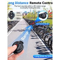AliExpress NONE Rockbye Bicycle Electric Bell Rechargeable MTB Scooter Road Bike Handlebar Horn 3 Modes Sound Alarm Ring Bell Cycling Accessorie