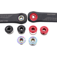 Aluminum Alloy Screws for Rotor Bicycle Crank Arm Bolt Self-Extracting 24MM Axis Aldhu Vegast Locking Screw