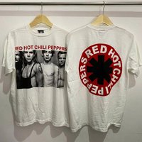 Red Hot Chili Perppers Printed T-shirt Men Women Streetwear Oversize Heavy Band Graphic Cotton Short Sleeve Female Male Clothing