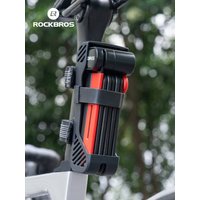 AliExpress ROCKBROS Bike Foldable Lock Anti-theft Security Chain Cable Padlock 120CM Lengthened Chain Lock MTB Road Portable Cycling Lock