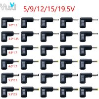YuXi 1pc USB C PD to DC Power Connector 5V 9V 12V 15V 19.5V Type C to DC Jack Plug Charging Adapter Converter for Router Tablet