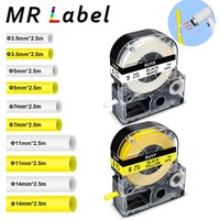 3.5/5/7/11mm Label Heat Shrink Tube SU5S SU11S SU5Y SU11Y SU7Y SU7W Compatible for Epson LabelWorks LW-300 LW-400 LW-600 image 4