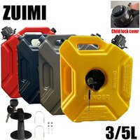 2025 NOWOŚĆ Wersja o grubości 3/5L Zbiornik paliwa Mororcycle Zbiornik paliwa Petrol Cans Zbiornik zapasowy gazu Antystatyczny Jerry Can Zbiornik paliwa Mororcycle Can
