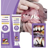 Pet Probiotic Toothpaste Coconut Lactobacillus For Dogs Cats Remove Tartar Freshen Breath Plaque Removal Dental Care Paste 100g