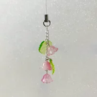 Pink Lily of the Valley Phone Charm | Bag Charm