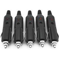 12V Male Car Cigarette Lighter Socket Plug Motorcycle Socket Power Charger Adapter Connector Fuse Converter Plug Hot Sell12V