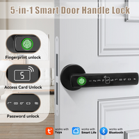 Tuya Smart Door Lock Fingerprint Recognition lock Smart Life Control Home Accessories Smart Home Automation Security Protection