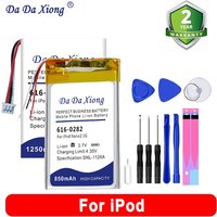High Capacity Battery For iPod Classic Video Thin 3 3G Nano2 2G 5th 5.5 6th 7th Mini EC003 EC007 30GB 80GB 120GB 160GB + Tools