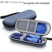 1pcs NEW Portable Insulin Cooler Travel Case Waterproof Insulin Cooling Bag With Display Medicine Organizer Bag For Diabetic