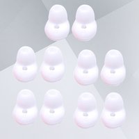 5Pairs Earphone Protective Covers Silicone Anti-Slip Replacement Earpads Ear Gel for Sm-R130 Headset Cover
