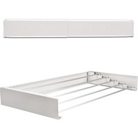 Wall Mounted 70cm Airer Towel Drying Rack Extendable Foldable Clothes Dryer