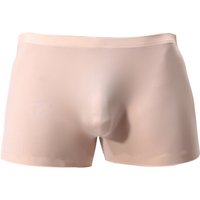Mens Underwear Boxers Shorts Hombre Ice Silk Semi-Transparent Panties Man Solid Breathable Pouch Underpants Cueca Calzoncillo