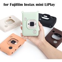 Silicone Instant Camera Case Solid Color Wear Resistant Protective Cover Soft Shockproof for Fujifilm Instax Mini Liplay