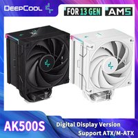 DeepCool AK500S affichage numérique refroidisseur de processeur 5 caloducs TDP 240W refroidissement ATX PC radiateur pour LGA1700/1200 115X AM4 AM5