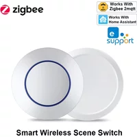 Ewelink Zigbee Switch Push Scene Button Switch Wireless Remote On Off Key Controller Scenario Switch Support Home Assistant