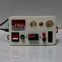 A03F-LED Light Voltage Power Tester Checkerboard Lamp Test Box LED Fast Lamp Tester With Display EU Plug