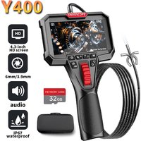 Two-Way Articulating 4.3inch Borescope Camera with Light, 0.25in SlimProbe, industrial Endoscope Inspection Camera with Light