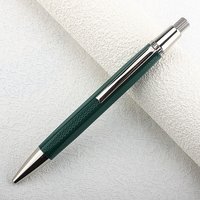 1PCS Metal Ballpoint Pens Automatic Ball Pen G2 Refill Blue Ink For School Office Stationery Supplies Writing 0.7mm