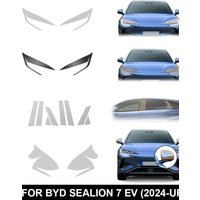 TPU Paint Protection Film For BYD Sealion 7 EV 2024 2025 Car Front Headlight Rear View B C Pillars Film Anti-scratch Protective